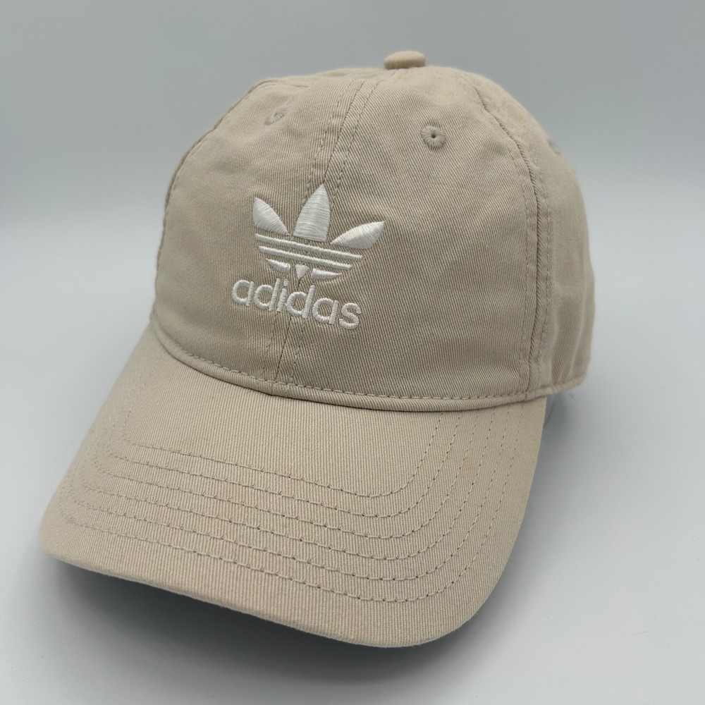 Adidas Hat Originals Trefoil Women OSFW Tan Sporty Casual